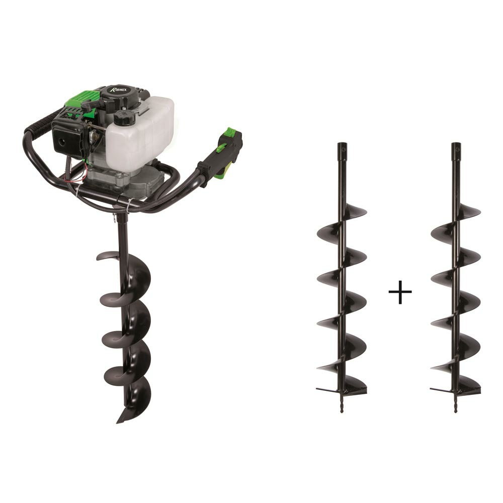 Tarière Thermique 51,7cc 1,5Kw avec 3 mèches