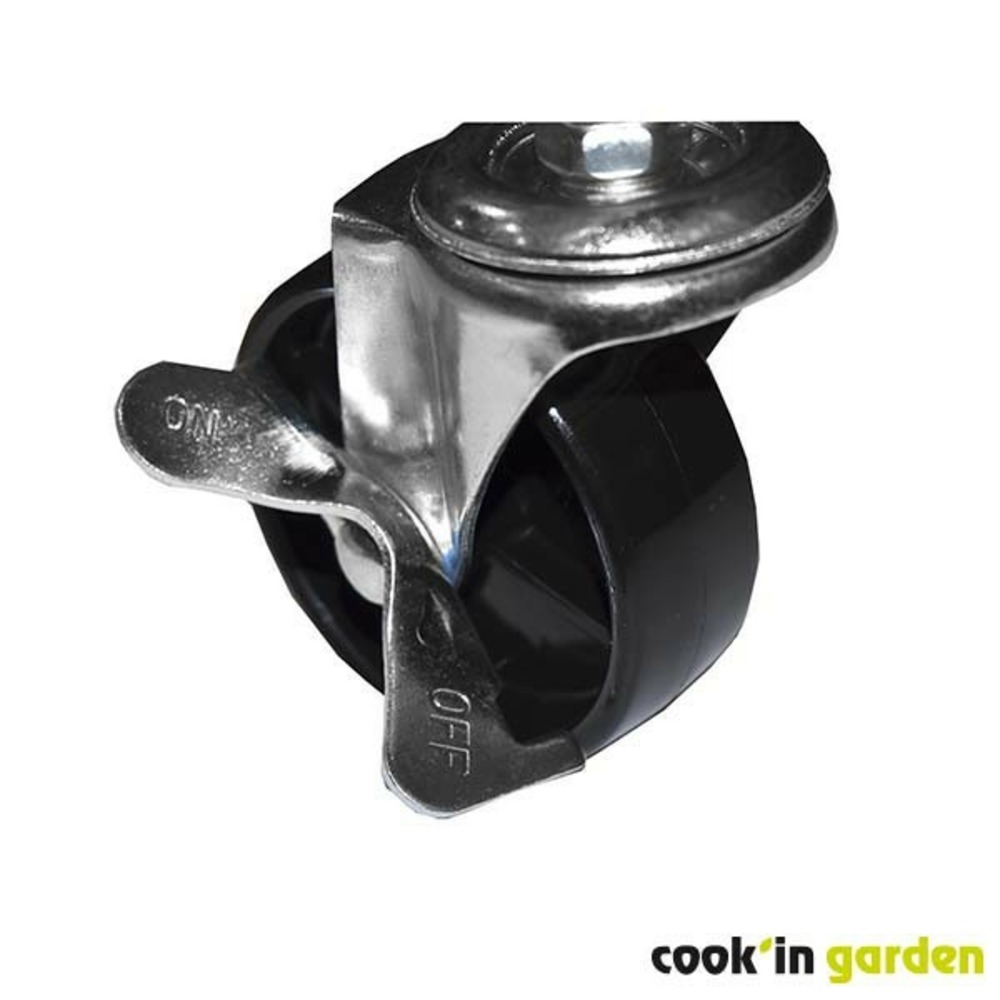 Roulette diamètre 7,5 cm avec frein