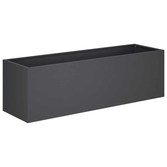 Cache-pot de jardin anthracite 80 x 30 x 30 cm