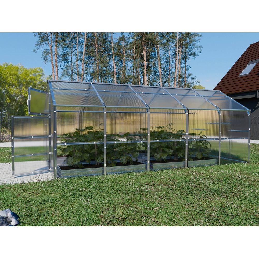 Serre en polycarbonate bernard 11,75m² (2,35x5m), 6mm