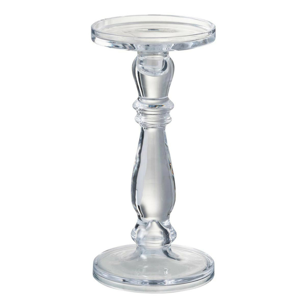 Bougeoir en verre design 