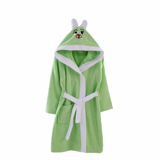 Peignoir éponge enfant 1-2 ans - vert