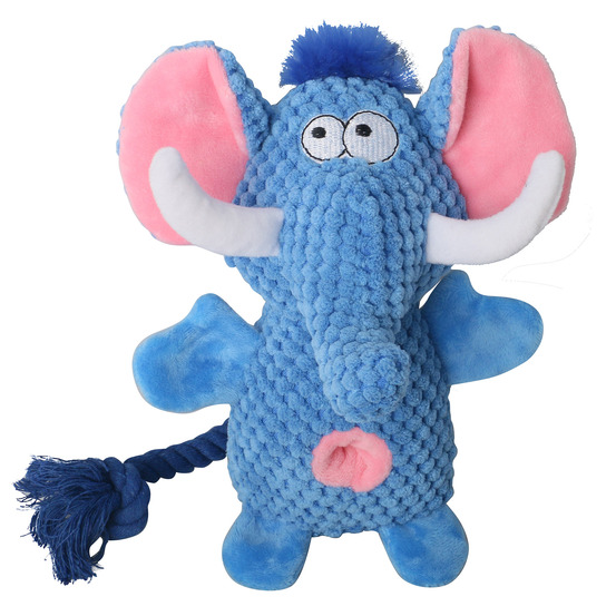 Jouet en peluche pour chien en forme d'éléphant dtopbuyage
