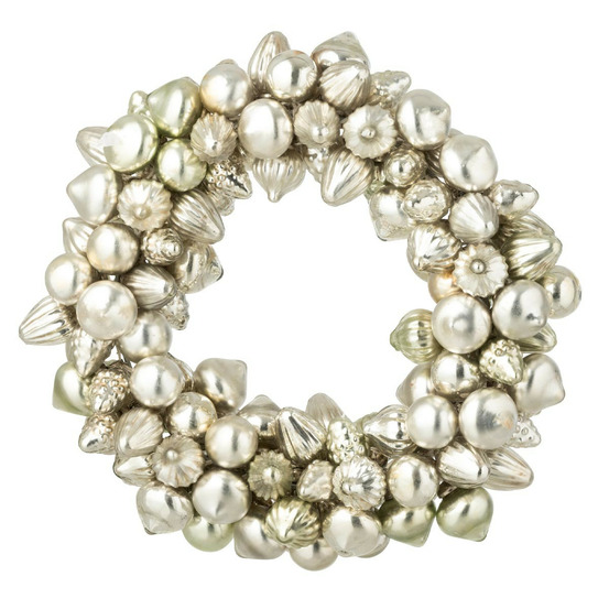 Couronne boules de noël