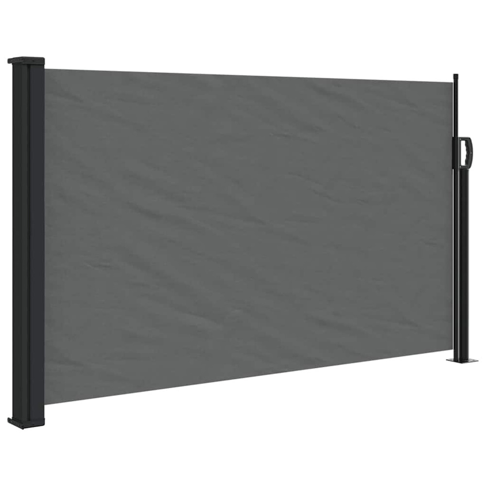 Store latéral rétractable anthracite 120 x 500 cm