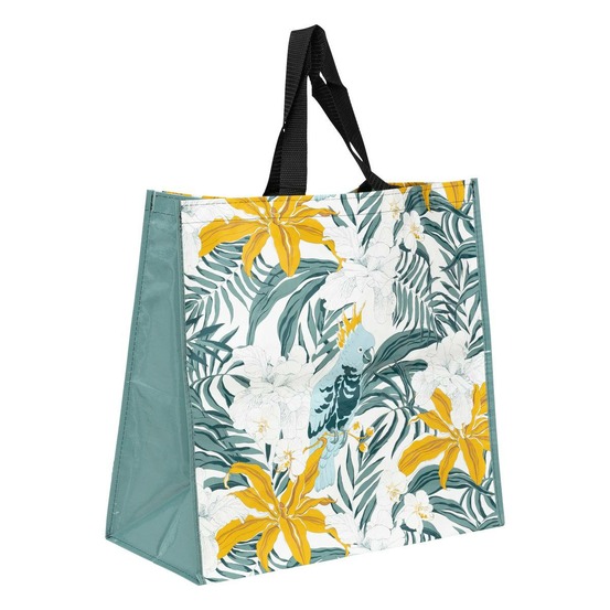 5five - sac de shopping motif tropical 45x43cm