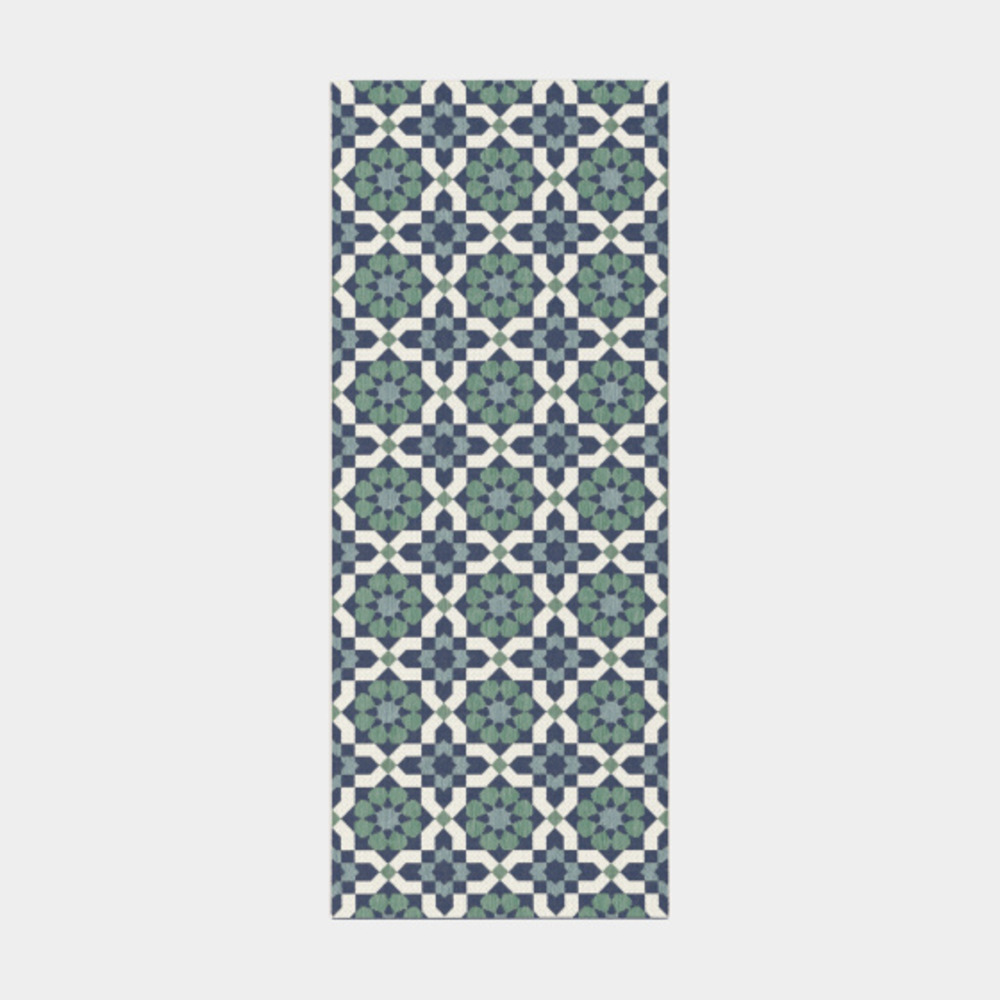 Tapis De Couloir/cuisine SHOMEY 60x180 Cm - Motif épices Colorées, Antidérapant, Lavable, Velours Cristal (hauteur 0,7 Cm)