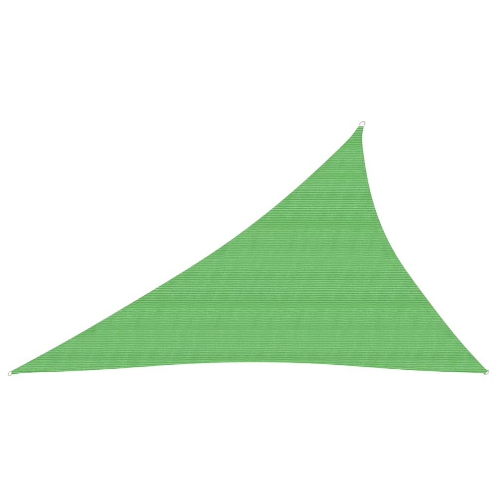 Voile toile d'ombrage parasol 160 g/m² pehd 4 x 5 x 6,8 m vert clair