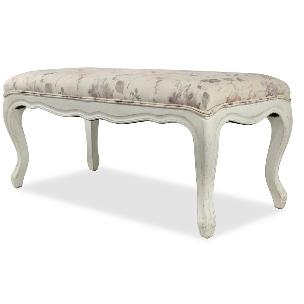 Ottoman gaspard sans capitons bois beige - les étoffes interior's