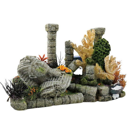 Ruines pharaon décoration aquarium 24 x 11 x 16 cm.