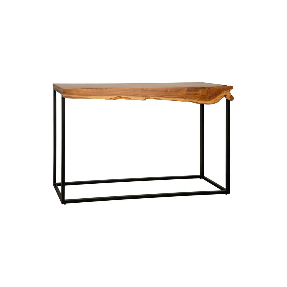 Console en teck et métal - arden console d'entrée