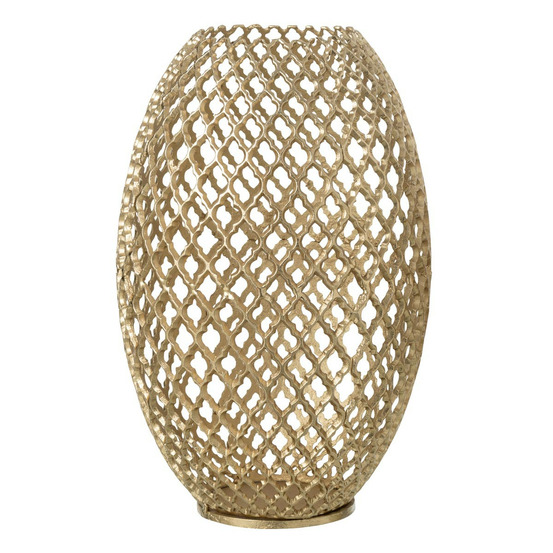 Vase déco en métal