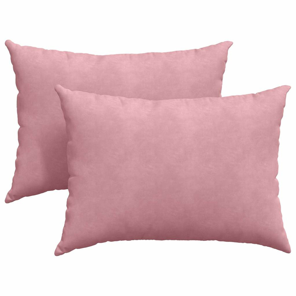 Coussins de canapé 2 pcs rose 70 x 50 cm