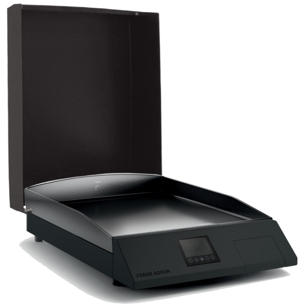 Plancha électrique 2500w plaque fonte émaillée 33x40. 1cm - cooking