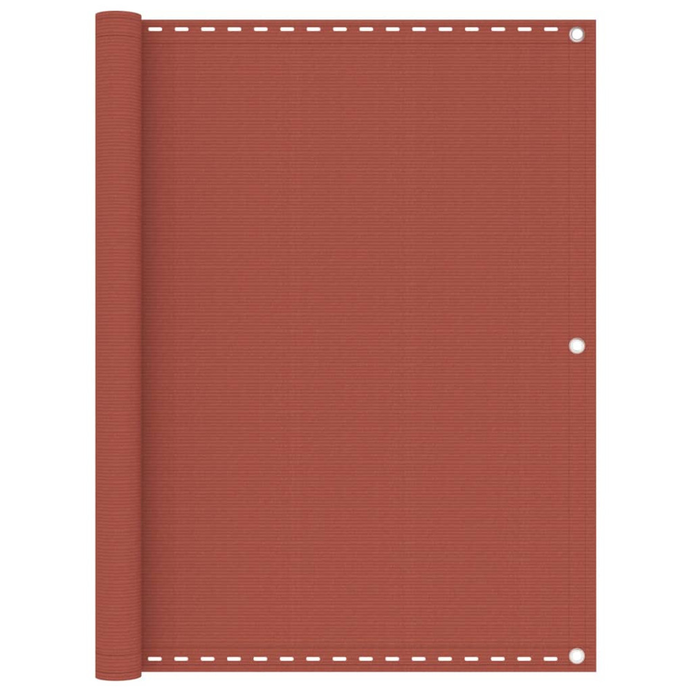 Écran de balcon terre cuite 120x600 cm pehd