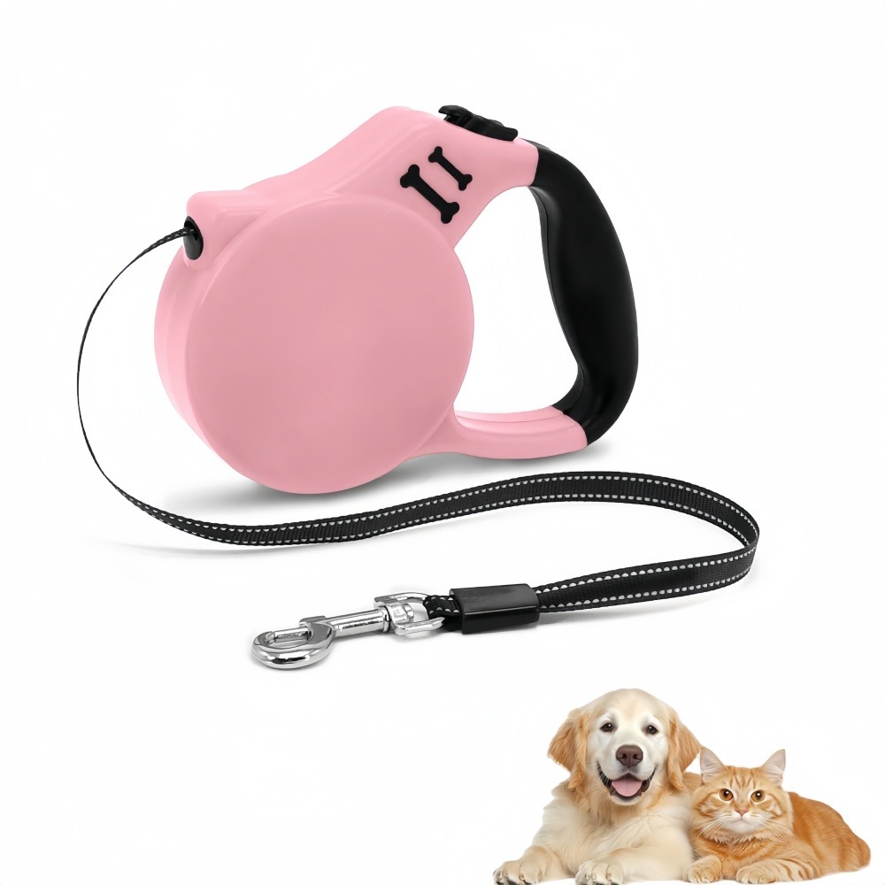 Laisse à enrouleur pour chien et chat 5m