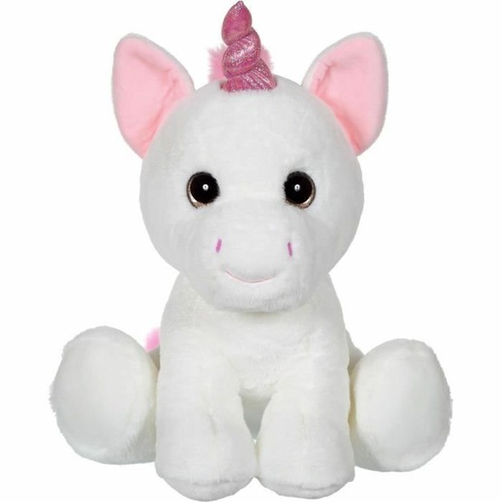 Peluche licorne gipsy - puppy eyes pets 40 cm - blanc