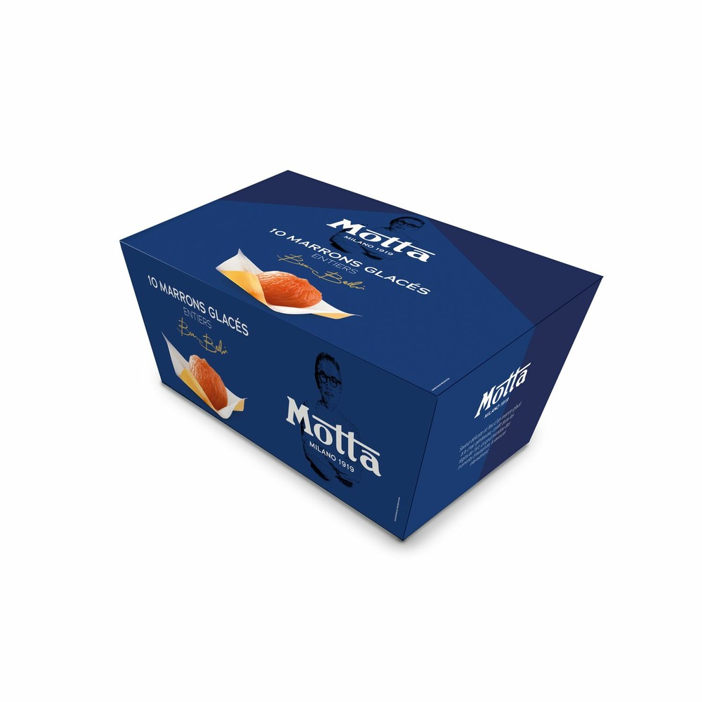 Ballotin 10 marrons glacés - motta