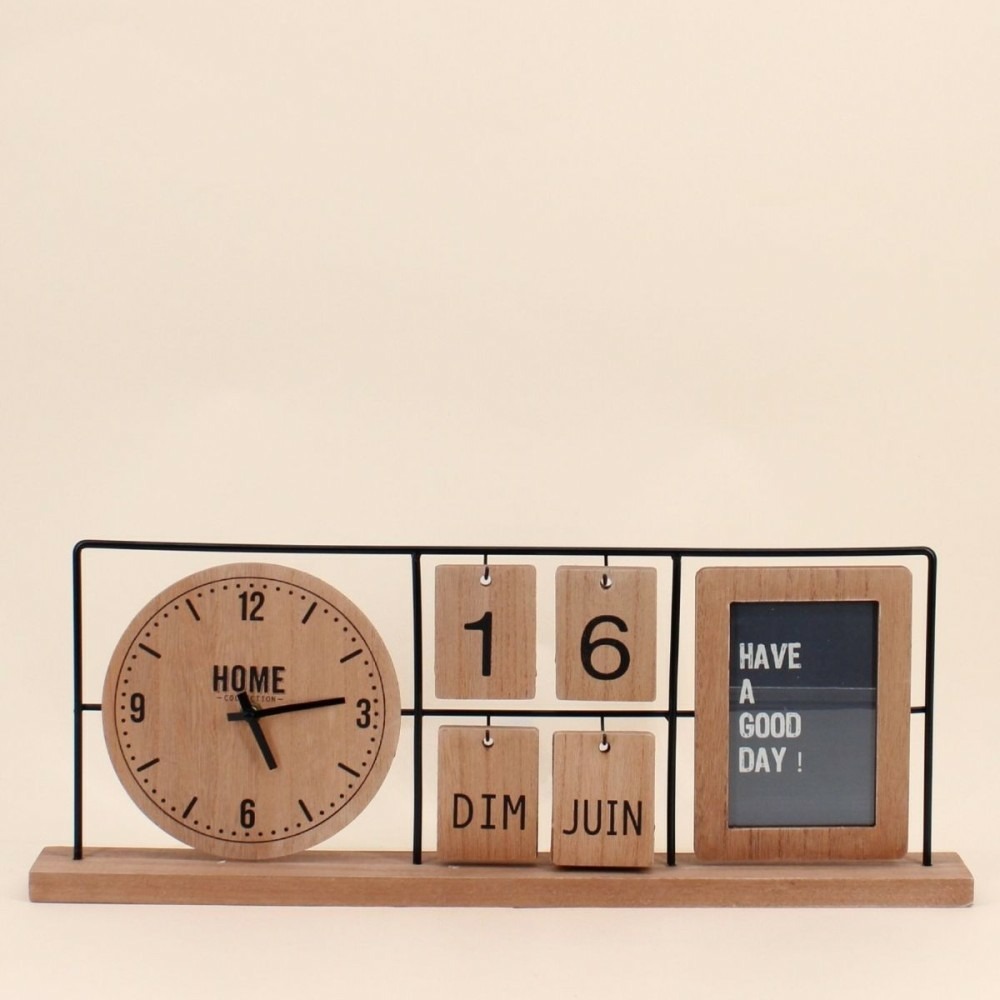 Horloge ephéméride 56x21cm, mylaé