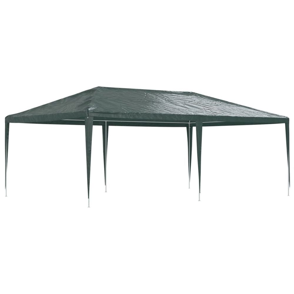 Tente de réception professionnelle 4x6 m vert 90 g/m²