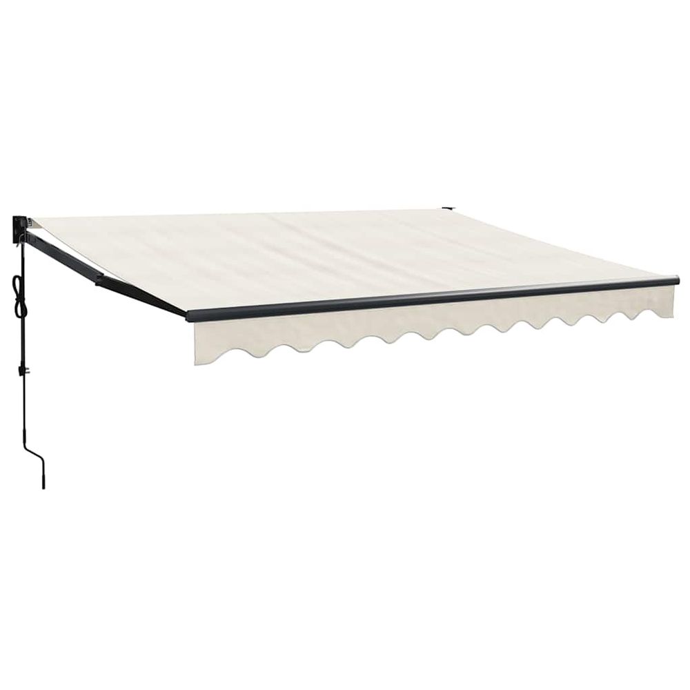 Auvent rétractable automatique crème 3,5x2,5 m