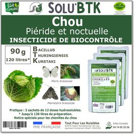 Anti pyrale du buis 6x2.5g SOLABIOL insecticide biologique Anti pyrale du buis 6x2.5g SOLABIOL insecticide biologique