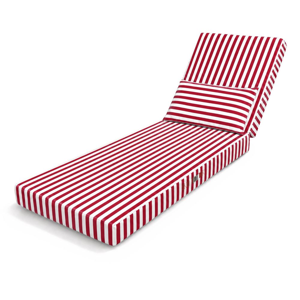 Coussin bain de soleil premium avec coussin - rayures rogue