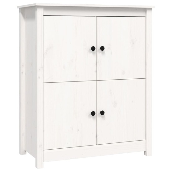 Buffet bahut commode armoire meuble de rangement organisateur cuisine salle de séjour salon 83 x 41,5 x 100 cm bois massif de