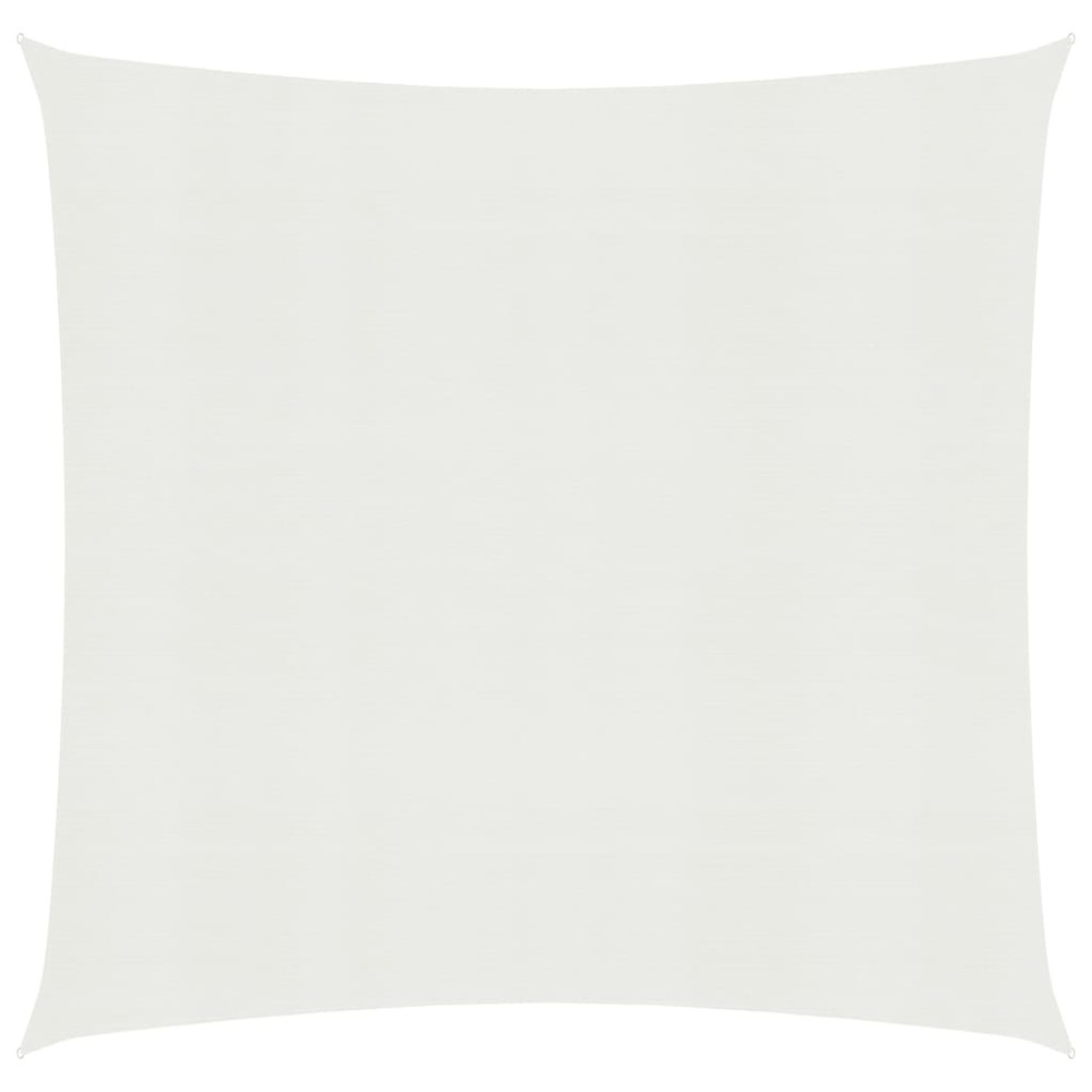 Voile d'ombrage 160 g/m² blanc 2,5x2,5 m pehd