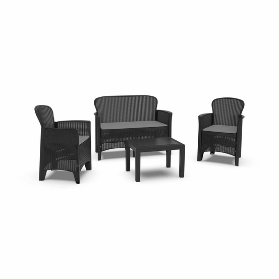 Set salon d’extérieur debois