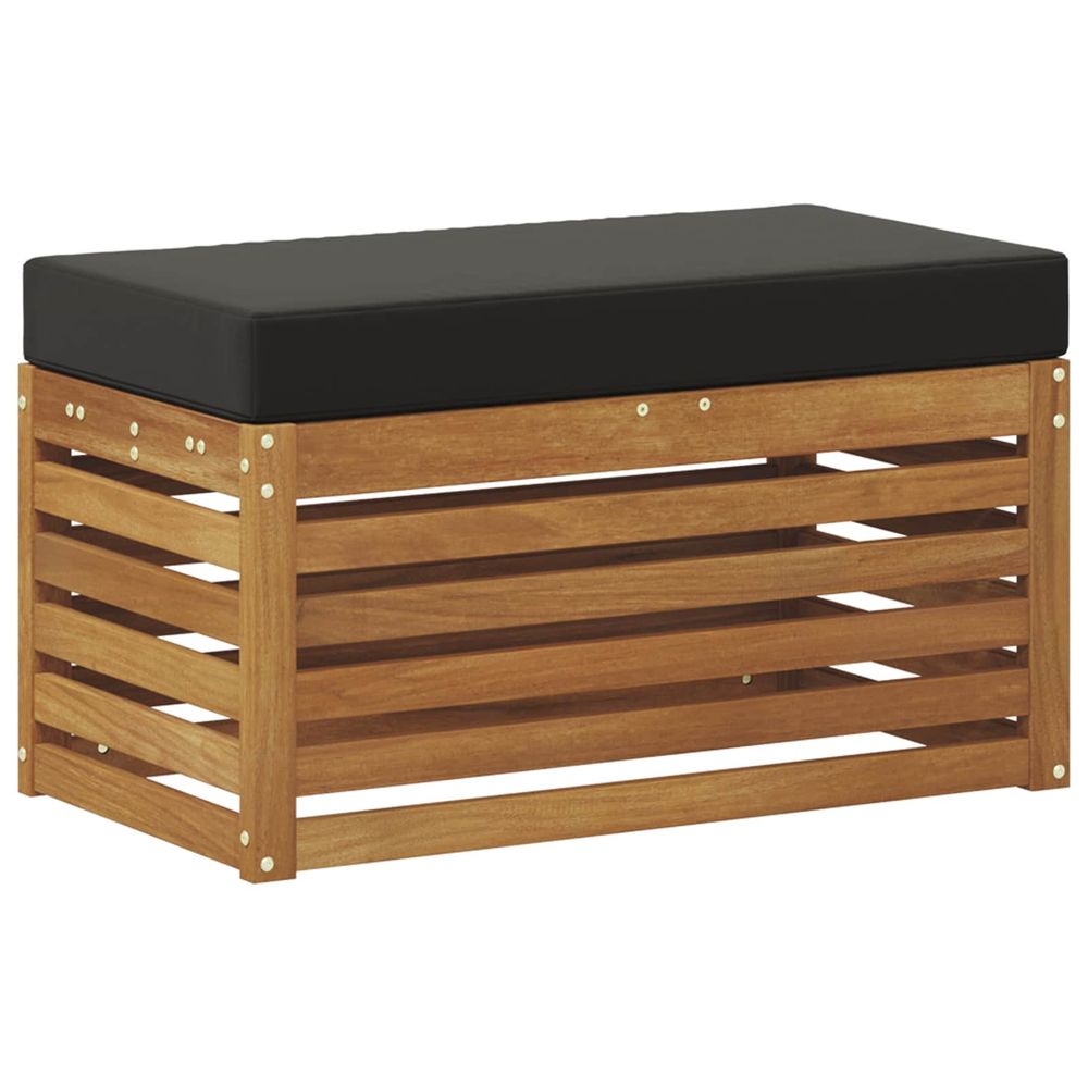 Banc de jardin bois d'acacia massif naturel