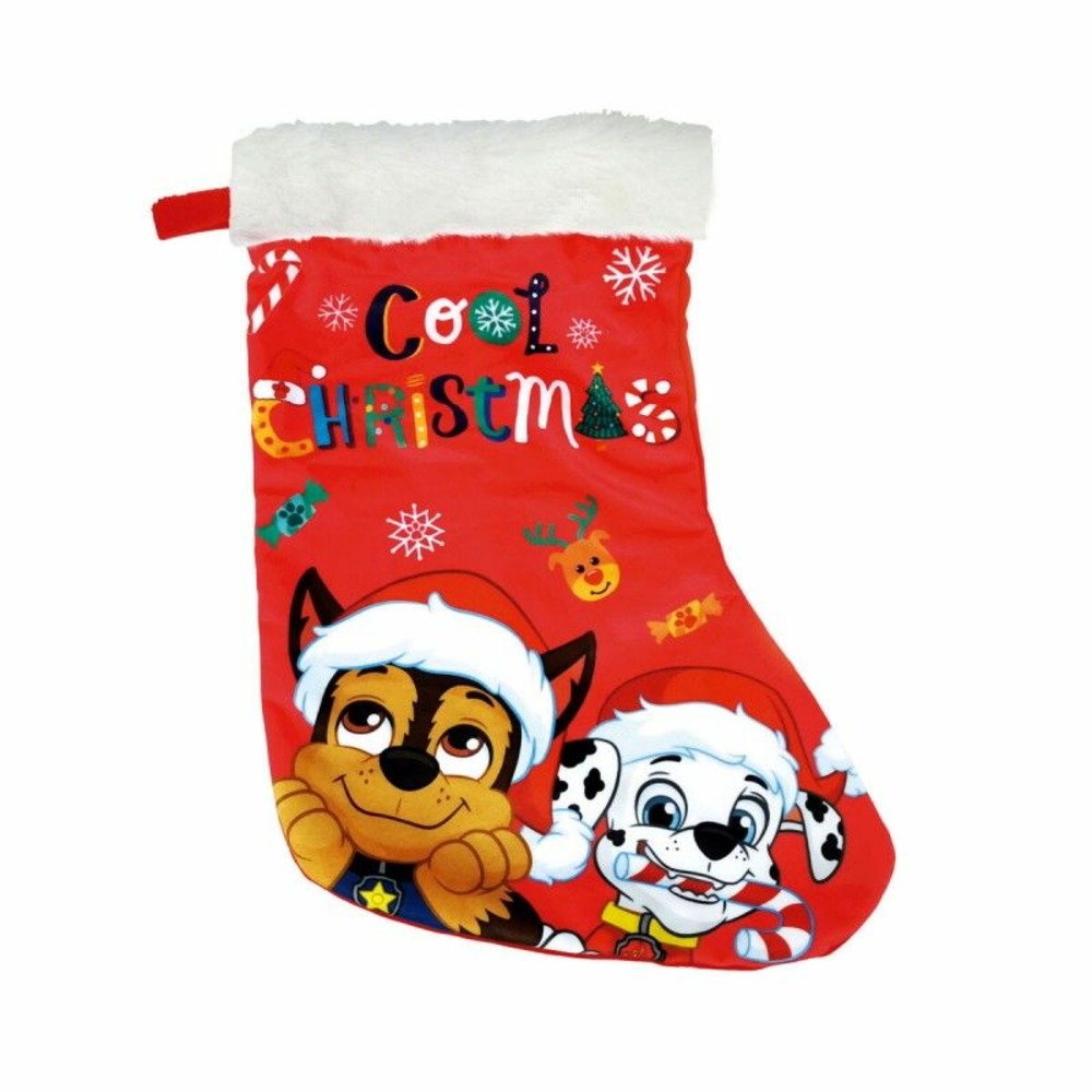 Chaussette de noël the paw patrol friendship 42 cm polyester