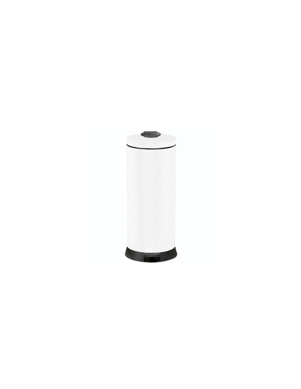 Poubelle à pédale 30l blanc - 94024