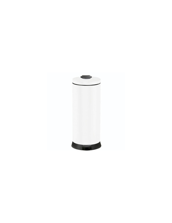 Poubelle à pédale 30l blanc - 94024