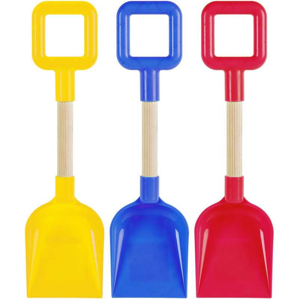 Pelle plast m. Bois 35cm assortiment cx1016b