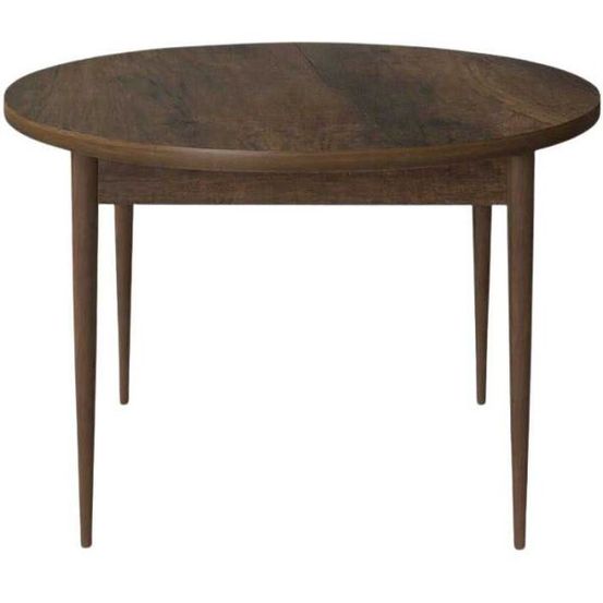 Table de repas ronde rox marron