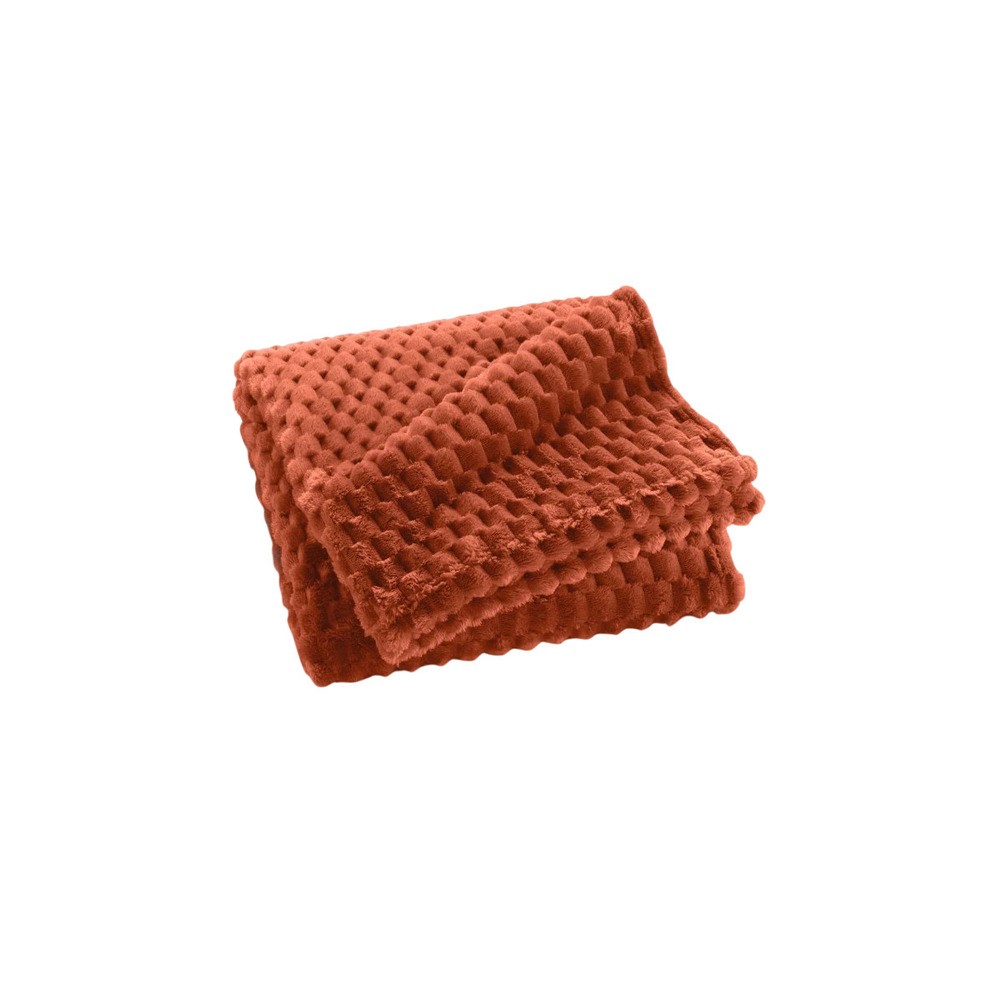 Plaid flanelle en relief 