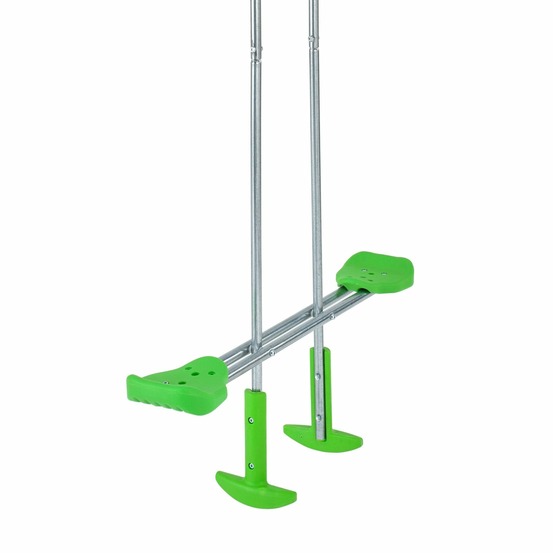 Balançoire vis-à-vis avec collier pour poutre bois rond d10 cm