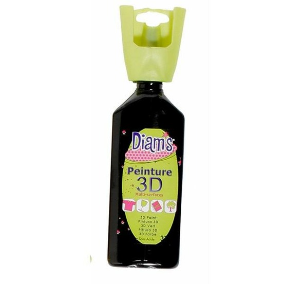 Peinture 3d multisurface - brillant noir
