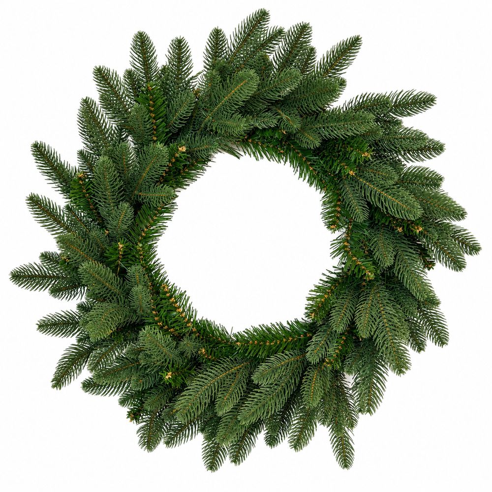 Couronne de noël artificielle ø 60 cm - nordmann - little grove