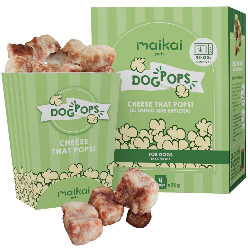 Pop-corn de fromage de l'himalaya pour chiens - 4 sachets