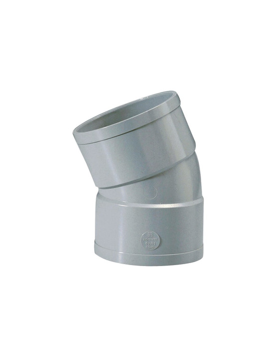 Coude pvc 22°30 ff 125