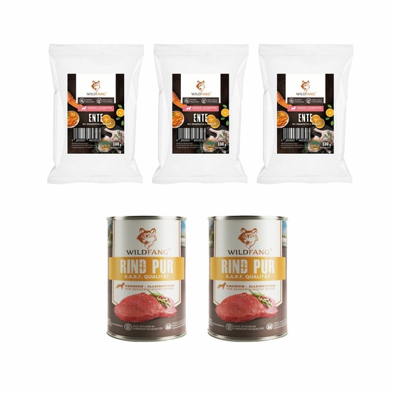 Wildfang - coffret gourmet adulte - aliments secs et humides - boeuf