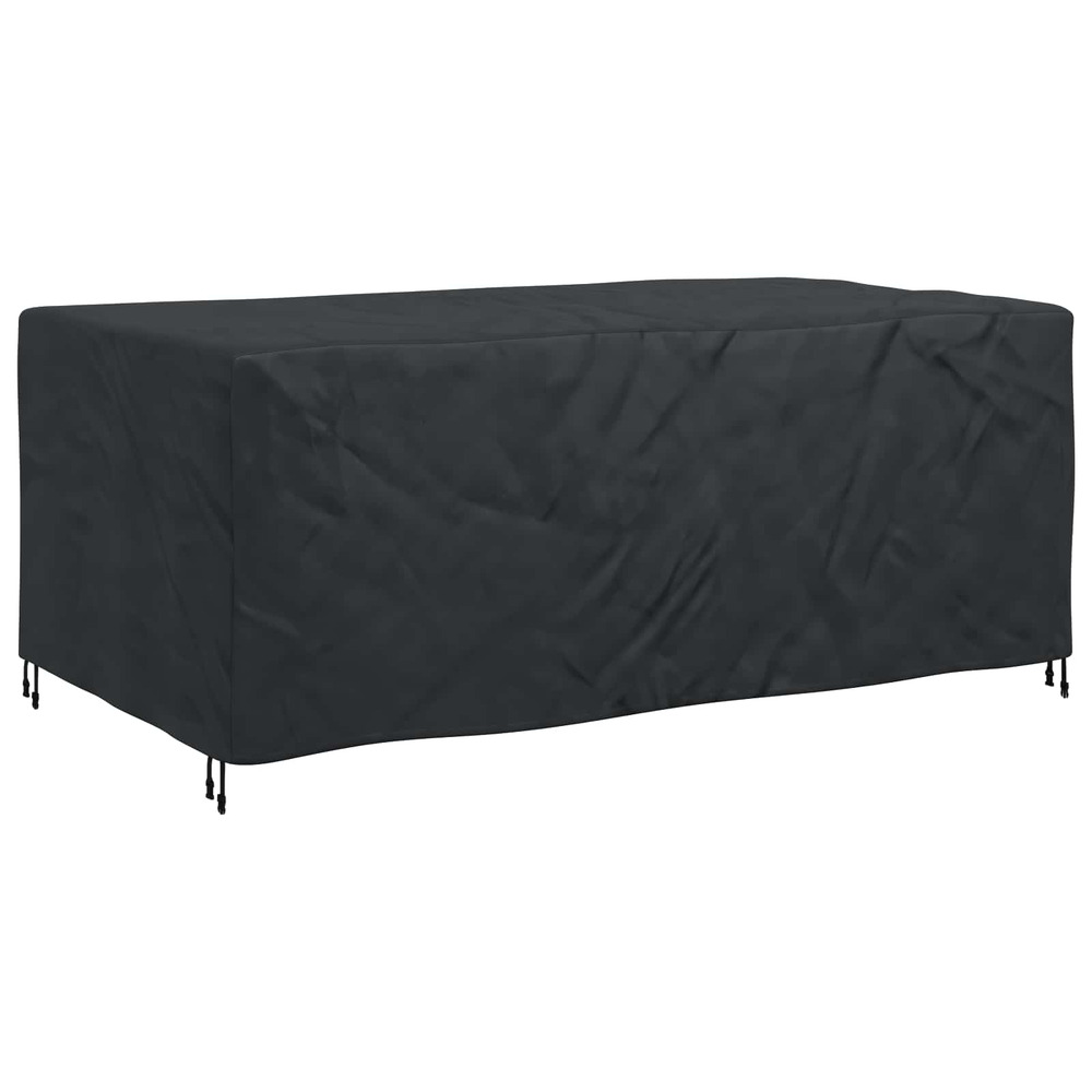 Housse pour meubles uni noir 240 x 140 x 90 cm 210d