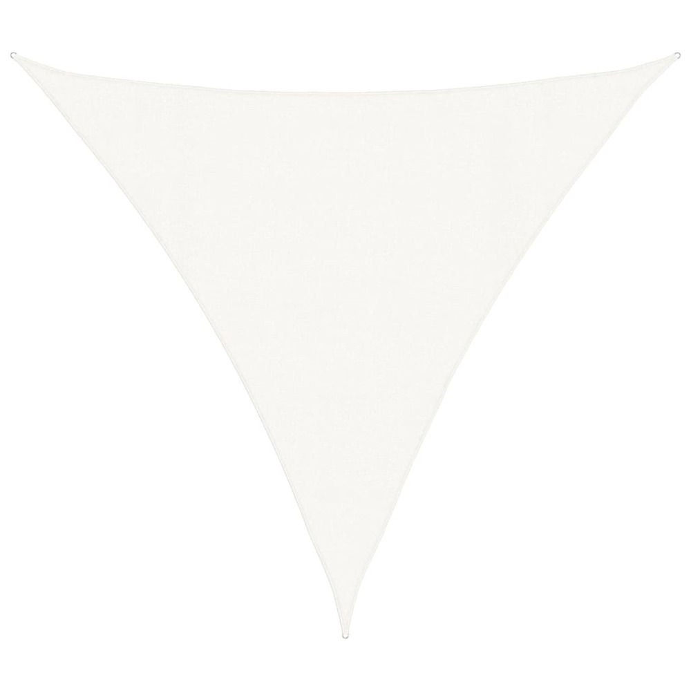 Voile d'ombrage 160 g/m² blanc 4,5x4,5x4,5 m pehd