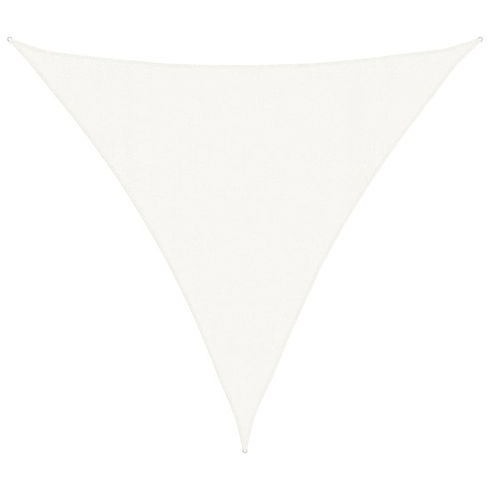 Voile d'ombrage 160 g/m² blanc 4,5x4,5x4,5 m pehd