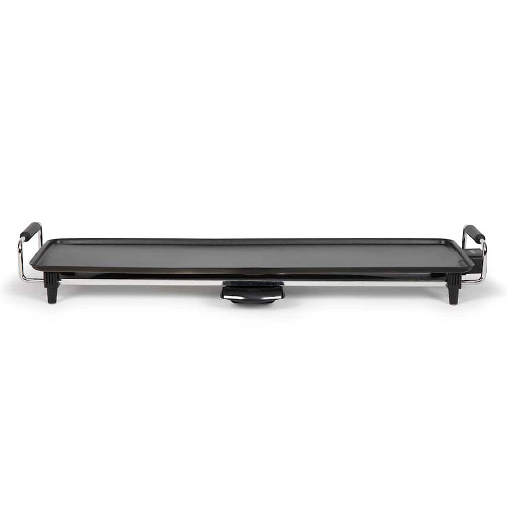 Gril de table électrique teppanyaki 70x23 cm 1800 w noir