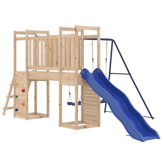 Aire de jeux d'extérieur bois de pin massif