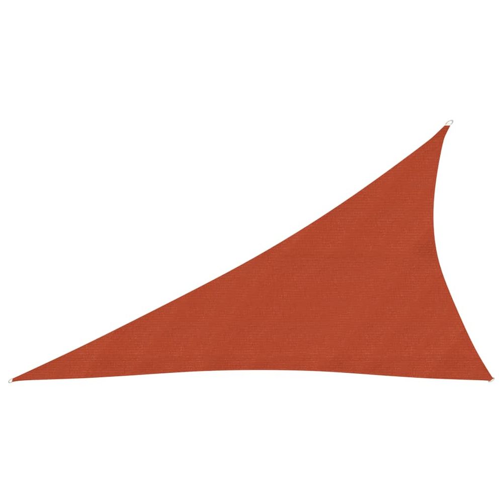 Voile d'ombrage 160 g/m² terre cuite 3 x 4 x 5 m pehd