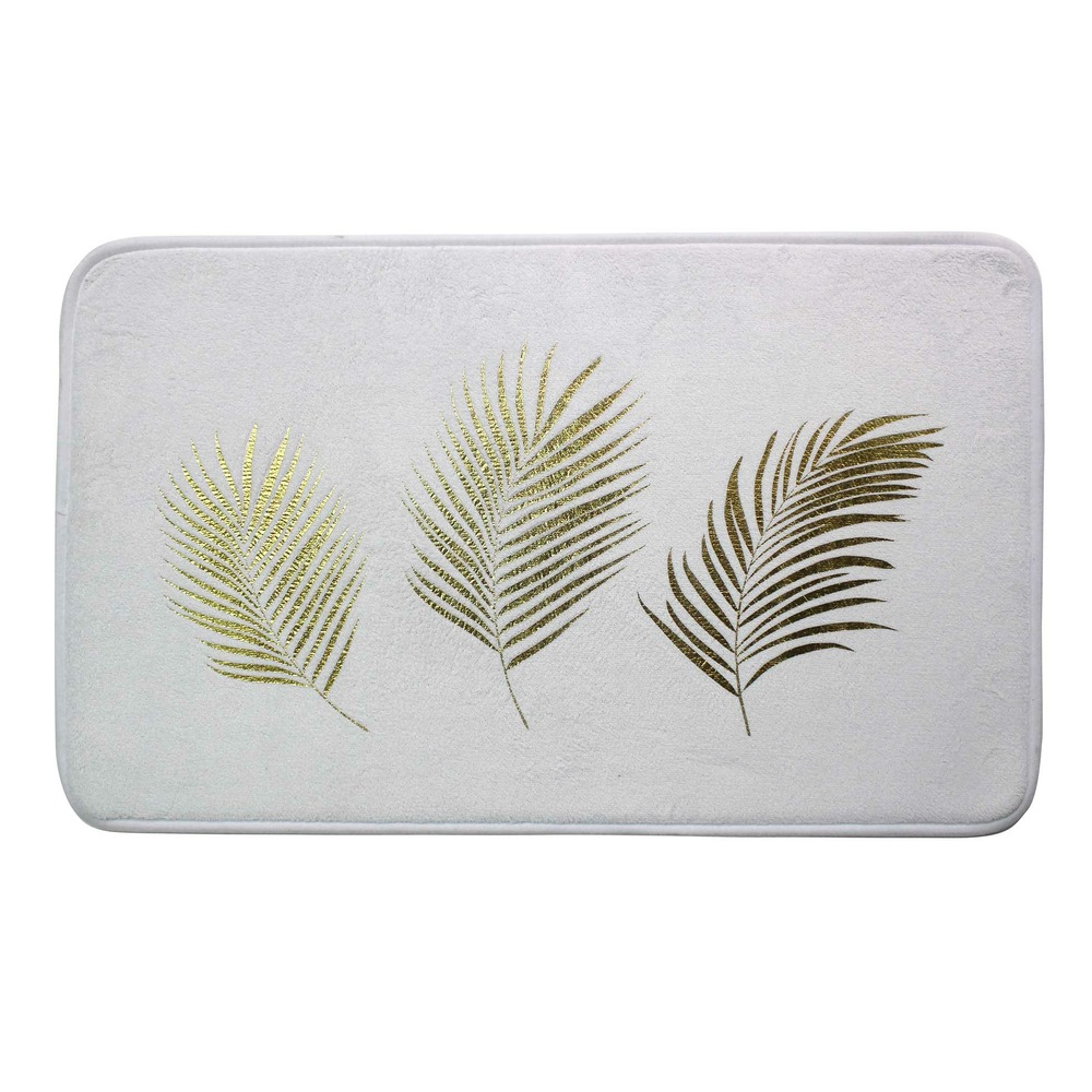 Tapis de bain orbelles blanc